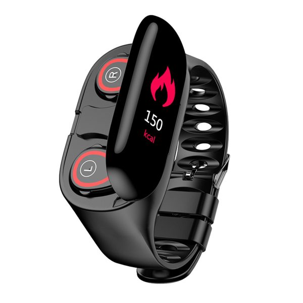 M1 Smart Bracelet Bluetooth Headset Color Screen Sports Multi-Function Heart Rate On-Ear Headset Smart Bracelet - Image 2