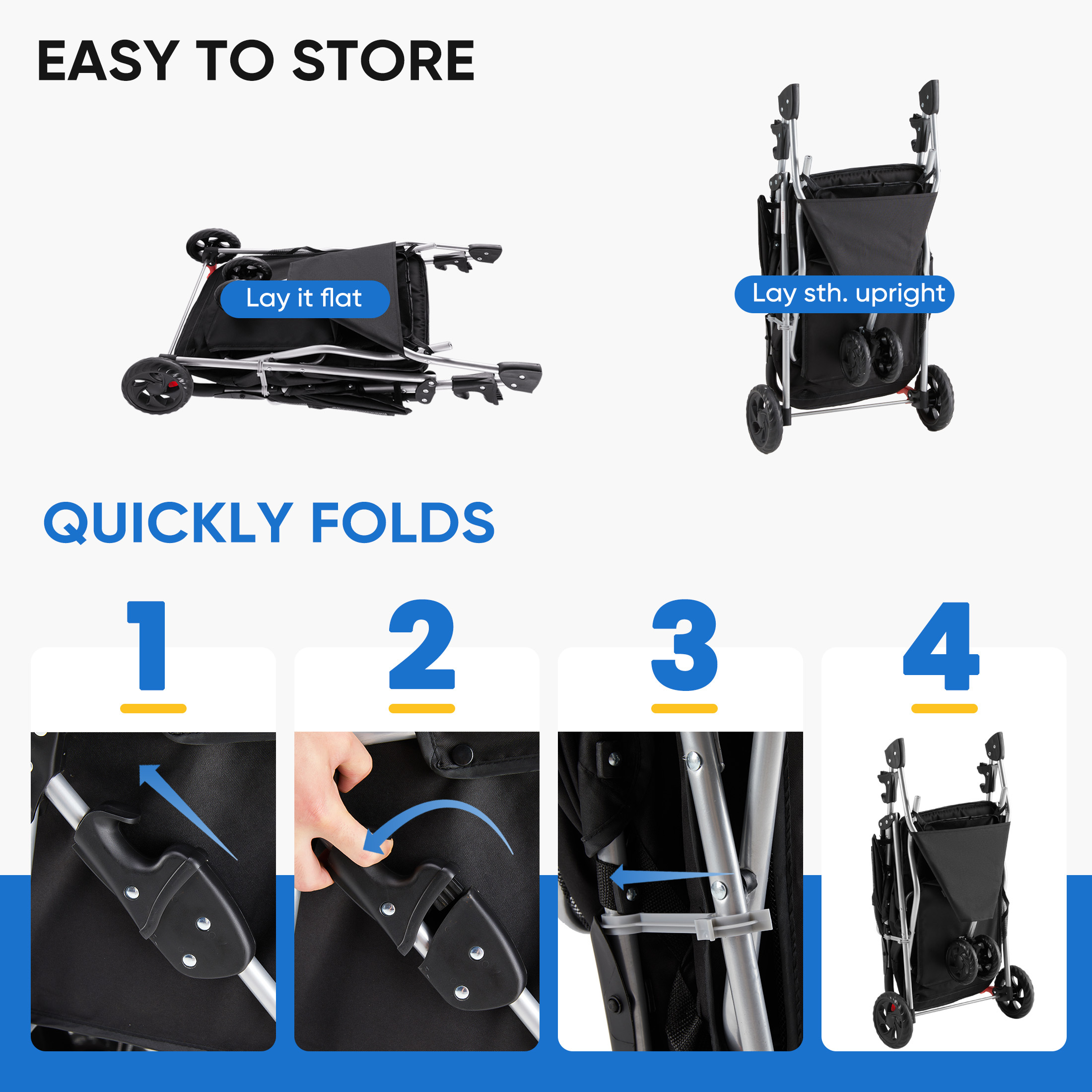 Cat And Dog Pet Cart - Image 5