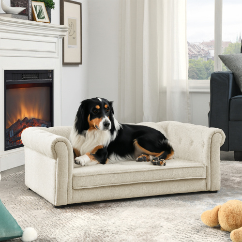 Elegant Rectangular Pet Bed For Medium And Large Dogs - Image 3