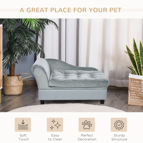 Luxury Small Dog Bed With Hidden Storage - Image 4