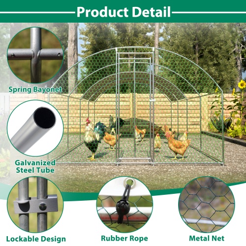 Large Chicken Coop Metal Chicken Track - Image 4