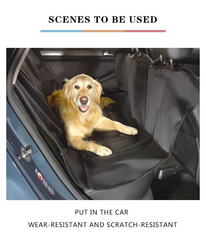 Extra Large Car Cushion, Portable Protective Pad With 4 Handles, Foldable Travel Gadget, Interior Dirt-resistant Mat, Waterproof, Universal For Dogs In The Back Seat. - Image 2