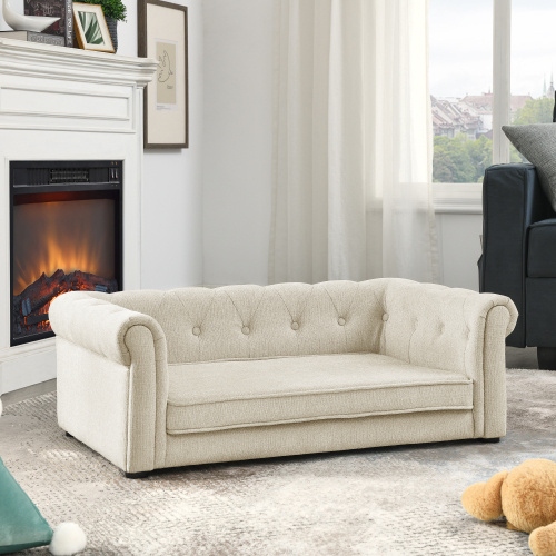 Elegant Rectangular Pet Bed For Medium And Large Dogs - Image 8