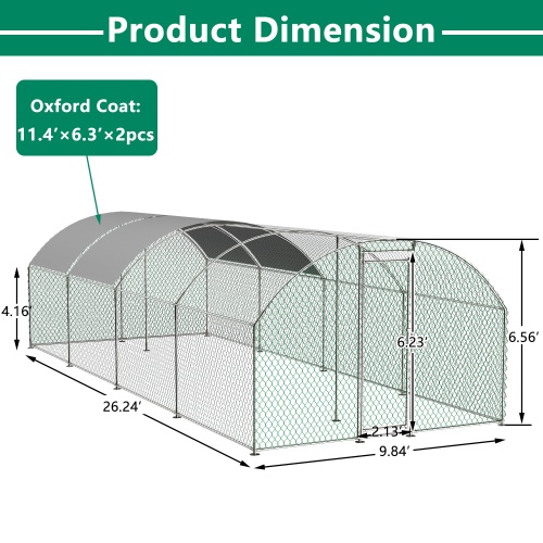 Large Chicken Coop Metal Chicken Track - Image 3