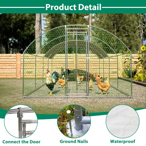 Large Chicken Coop Metal Chicken Track - Image 8