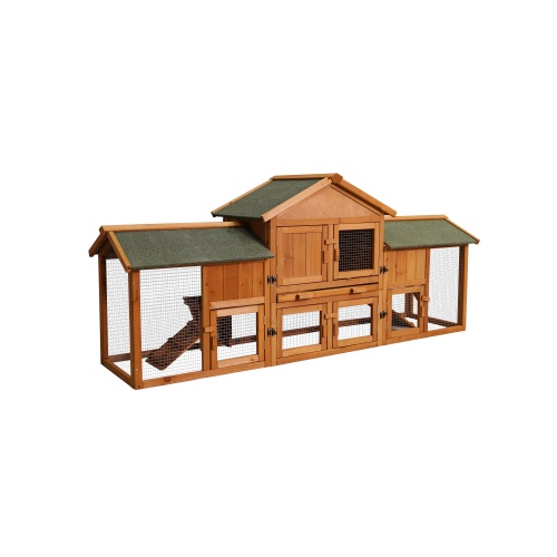 Oversized Rabbit Cage With 2 Running Spaces Small Animal Habitat - Image 3