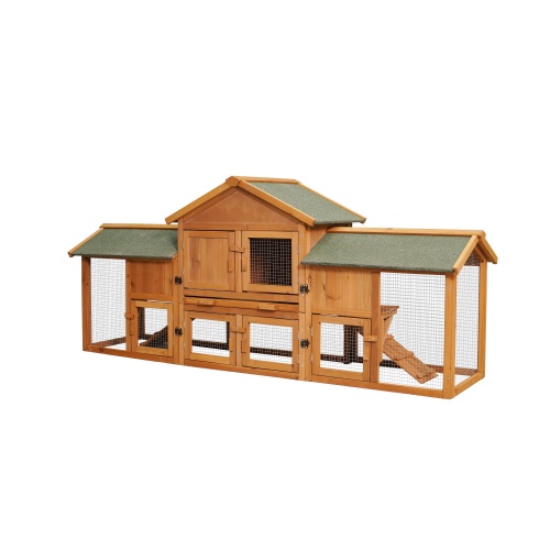 Oversized Rabbit Cage With 2 Running Spaces Small Animal Habitat - Image 7