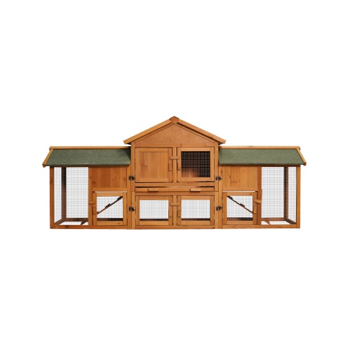 Oversized Rabbit Cage With 2 Running Spaces Small Animal Habitat - Image 4